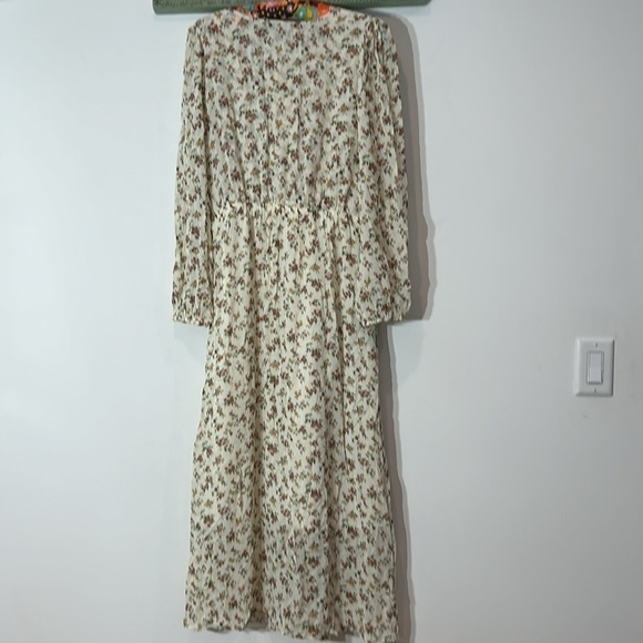 Gracemade Damaris faux wrap long sleeve Dress Floral women’s size medium new nwt - Picture 10 of 11